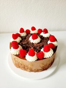 Bavarois chocolat et framboise