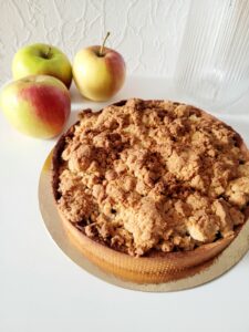 Tarte crumble pommes