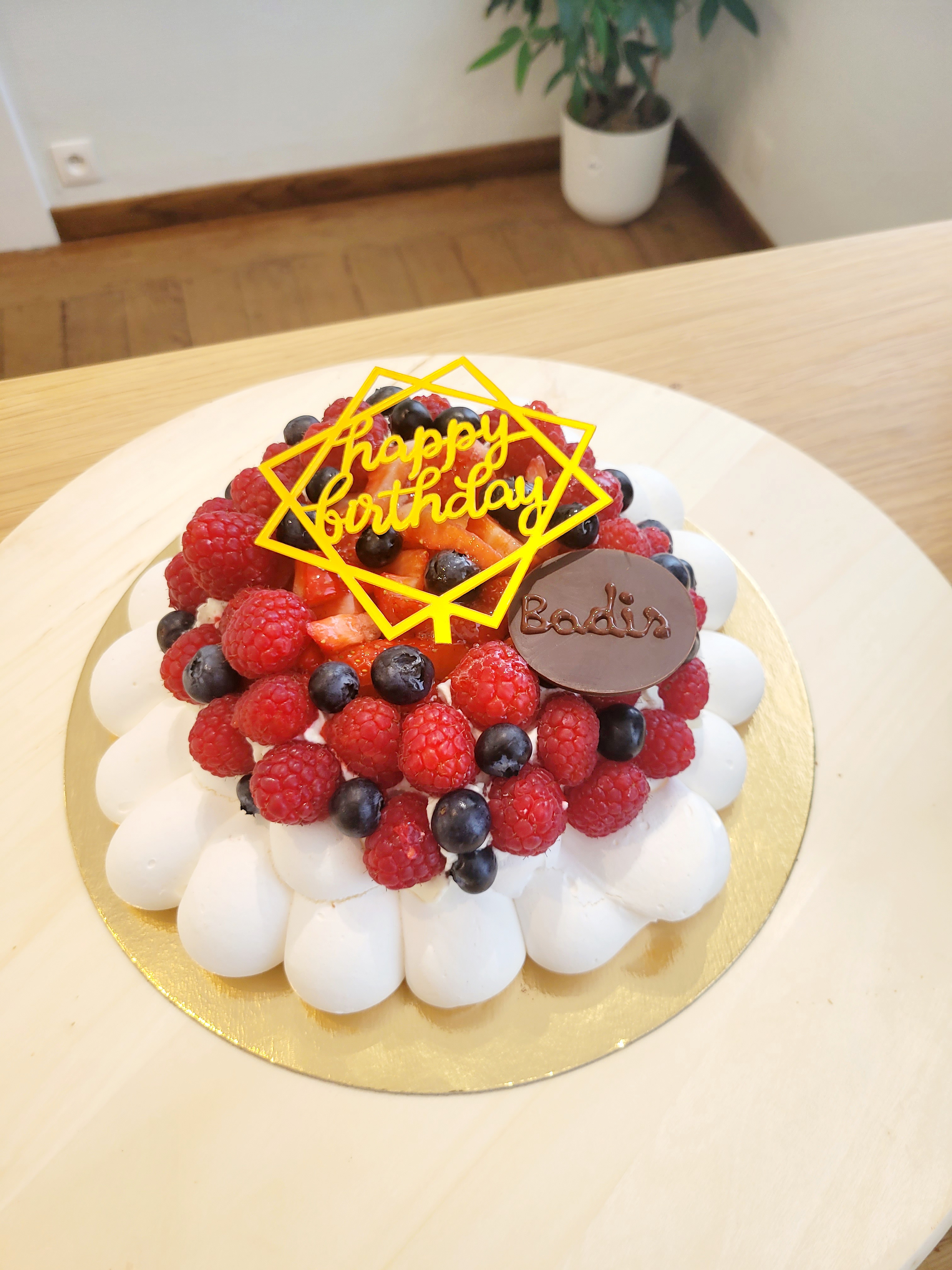 Pavlova fruits rouges