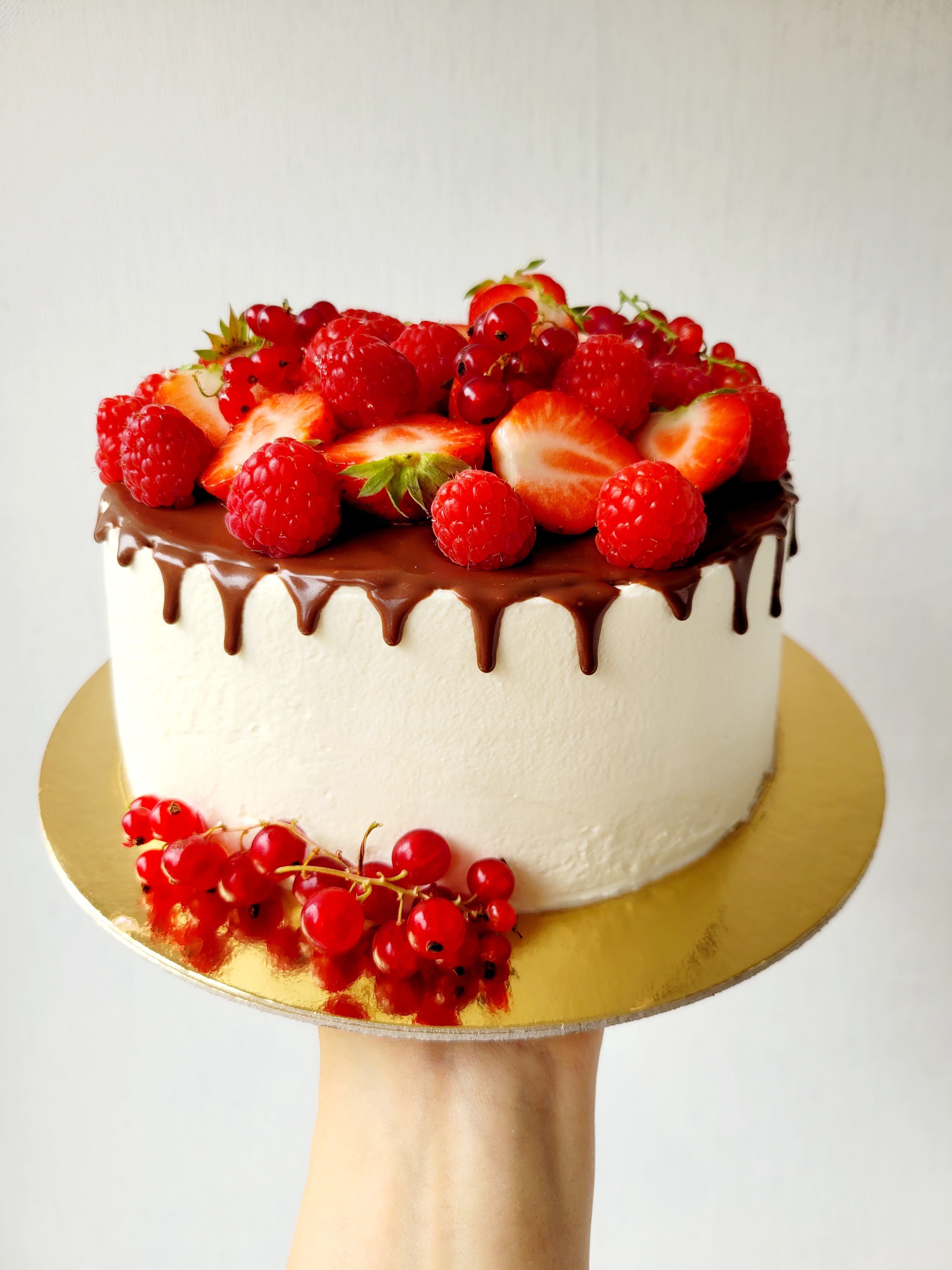 Gâteau fruits rouges chocolat