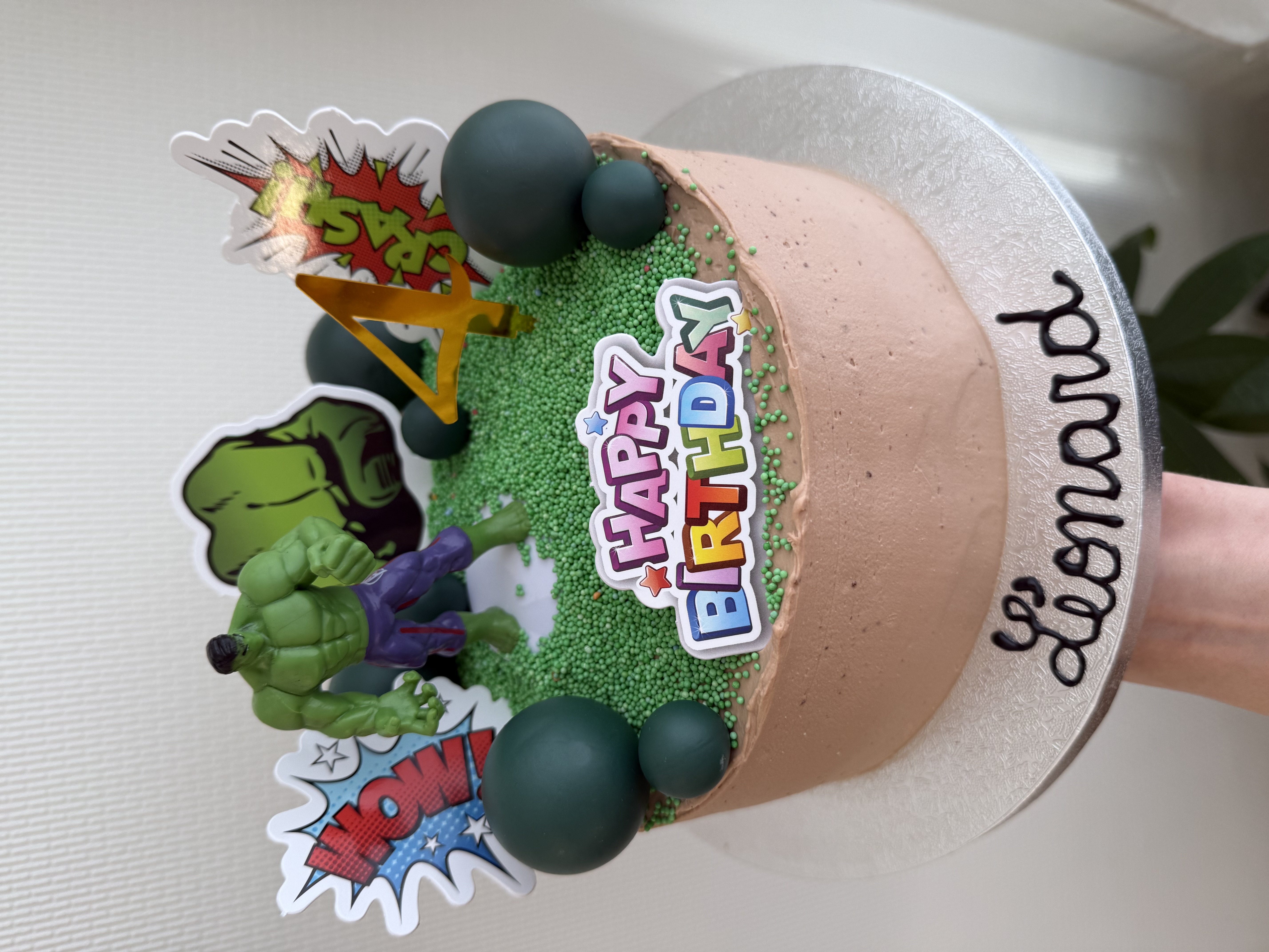 Gâteau Hulk